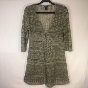 Crochet Sweater Tunic Style Layering Top